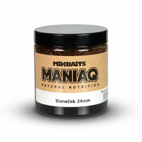 Mikbaits Boilies v dipu ManiaQ Slaneček 250ml 20mm