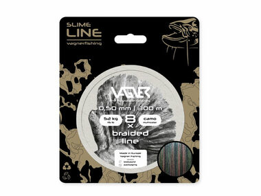 Vagner Šňůra Braided Line Camo Multicolor 300m 0,50mm 52kg