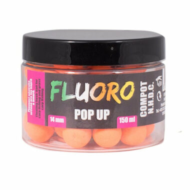 LK Baits Pop-Up Fluoro Boilies Compot NHDC 150ml 14mm