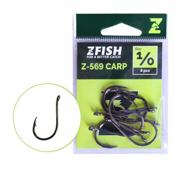 Zfish Háček Carp Hooks Z-569 Velikost 6 10ks