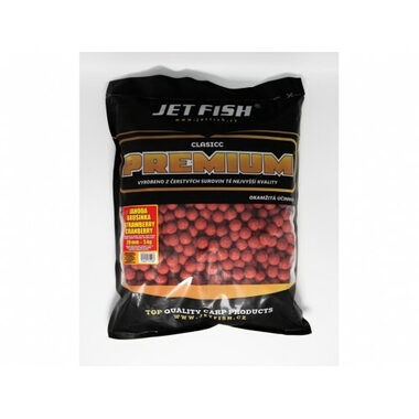 Jet Fish Boilies Premium Clasicc Jahoda/Brusinka 5kg 20mm
