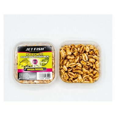 Jet Fish Foukaná pšenice Jahoda/Moruše 100ml