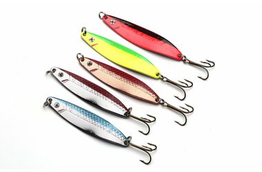 Ron Thompson Sada třpytek Slim Pack 1 18g 5ks + Lure Box
