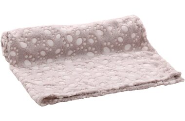 Flamingo Dario Fleecová deka packy béžová 150x100cm