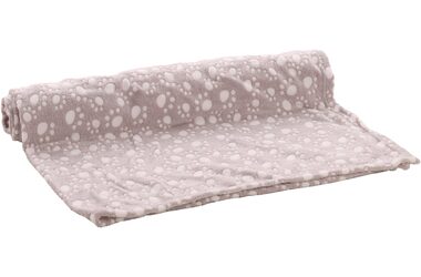 Flamingo Dario Fleecová deka packy béžová 200x150cm