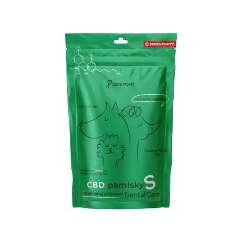 Cure Point CBD Dental Care S / Pamlsky pro psy s obsahem CBD / zdravé zuby 