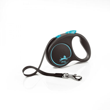 Flexi Black Design S 5m/15kg světlě modrá / Vodítko