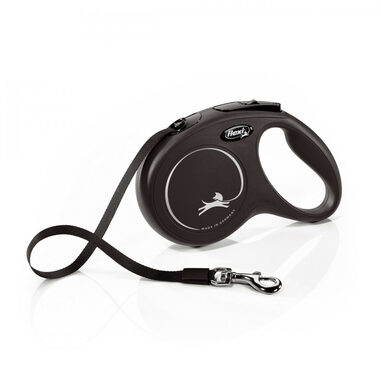 Flexi New Classic M 5m/25kg černá / Vodítko