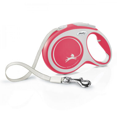 Flexi New Comfort L 8m/50kg červená / Vodítko