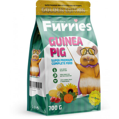 Furries Extrudované Granule Morče 700g / Krmivo pro hlodavce