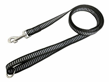 Huhubamboo Popruhové vodítko šedá / Vodítko pro psy / 150cm 