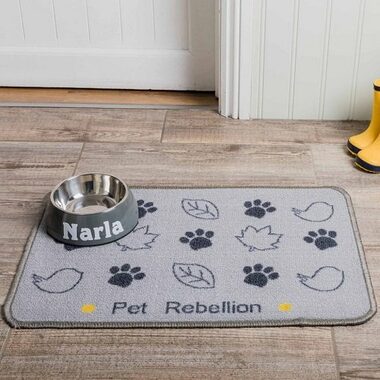 Pet Rebellion Dinner Mate Country Walk šedá 40x60cm / Kobereček pod misku 