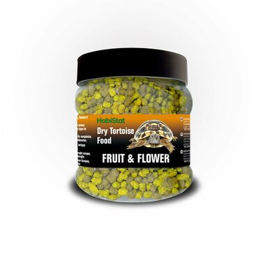 HabiStat Tortoise Food Fruit & Flower 200g / Speciální krmivo pro suchozemské želvy 