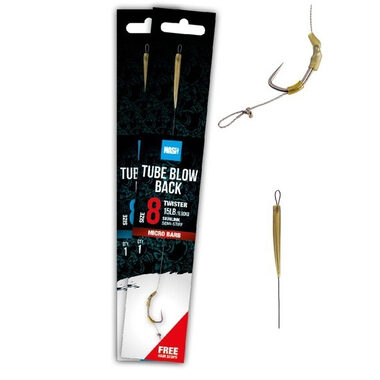 Nash Návazec Tube Blow Back Rig Velikost 4