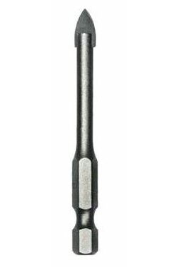 Makita D-15986 / Vrták do skla a keramiky / 10 x 80 mm / stopka HEX 1/4"