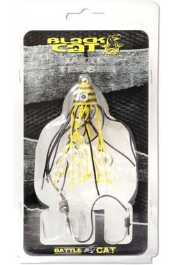 Black Cat Nástraha Battle Teaser Velikost 3/0 100kg 120g Yellow/Black