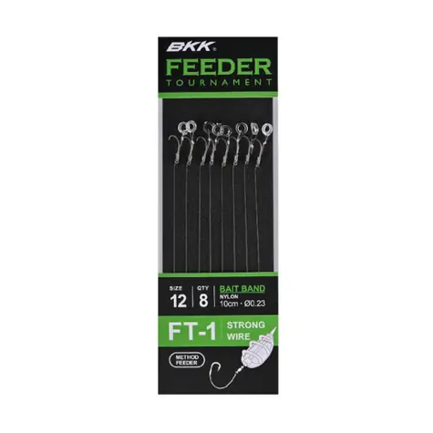 BKK Návazec Feeder Tournament FT-1 Bait Band Rigs Velikost 12 8ks