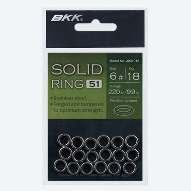 BKK Kroužek Solid Ring-51 Velikost 9 408kg 12ks