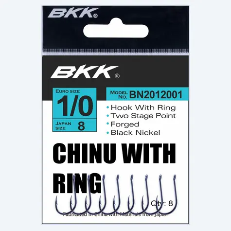 BKK Háček Chinu-R Diamond Velikost 1/0 8ks