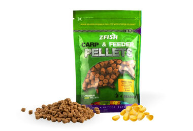 Zfish Chytací pelety Carp&Feeder 200g 8mm Sweet Corn