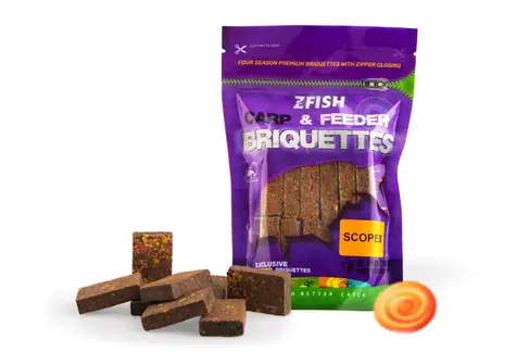 Zfish Zakrmovací brikety Carp&Feeder 220g Scopex