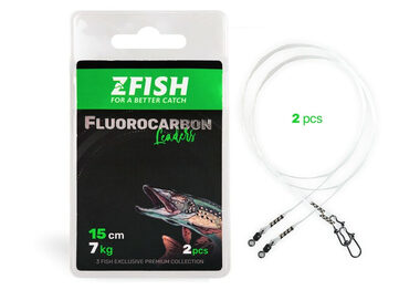 Zfish Lanko Fluorocarbon Leader 20cm 12kg 2ks