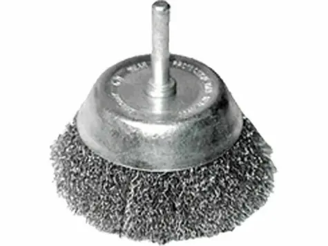 EXTOL-CRAFT Kartáč hrnkový | O 50mm / vlnitý drát S 0.3mm / stopka 6mm