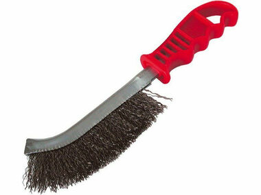 EXTOL-CRAFT Kartáč ocelový / plastová rukojeť / 240mm / vlnitý drát S 0.5mm / Fe 