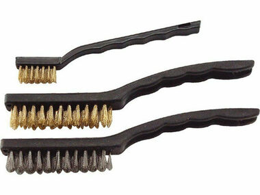 EXTOL-CRAFT Kartáče ocelové sada 3ks / 180mm / 2x225mm / vlnitý drát S 0.3mm a S 0.5mm 