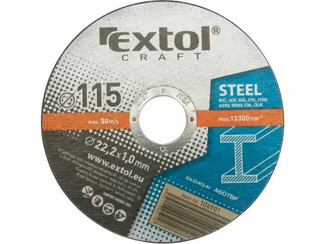EXTOL-CRAFT Kotouče řezné na kov 150x1.6x22.2 mm 5 ks