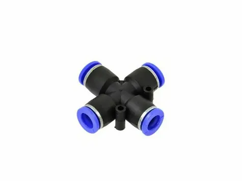 GEKO Automatická hadicová spojka PU/PE 8mm kříž 