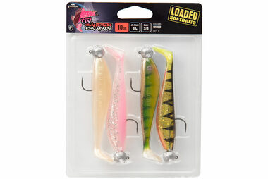FOX Rage Gumová nástraha Zander Pro Shad 12cm 15g Mixed UV Colour Pack Loaded 4ks
