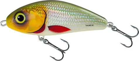 Salmo Wobler Fatso Floating 12cm Silver Halo