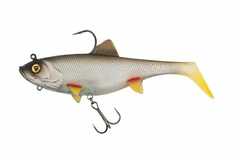 FOX Rage Gumová nástraha Wobble Replicant 14cm 55g Silver Ghost