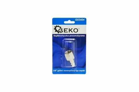 GEKO Pneumatická rychlospojka s vnitřním závitem 3/8" samec 