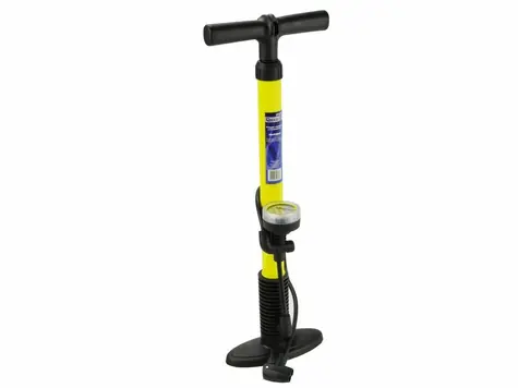 GEKO Ruční pumpa s manometrem - 35x500mm plastové tělo 