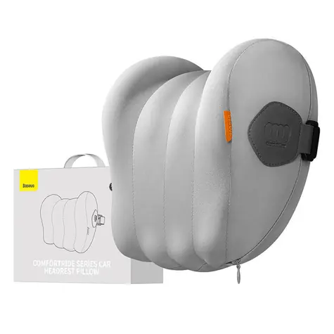 Baseus CNTZ000013 Comfort Ride Polštářek k opěrce hlavy automobilu šedá