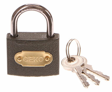GEKO Zámek visací 63mm 3 klíče 