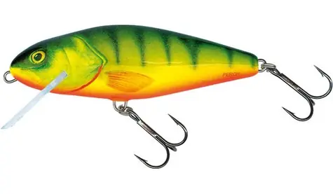 Salmo Wobler Perch Floating 8cm Hot Perch