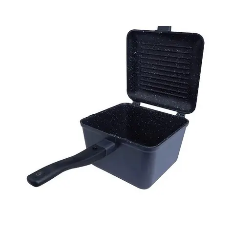 RidgeMonkey Pánev Connect Deep Pan & Griddle Granite Edition