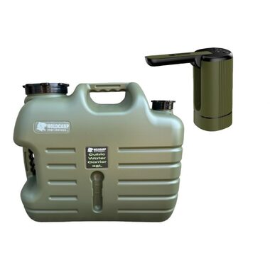 Holdcarp Set kanystr+automatický kohoutek Smart Rechargeable Tap+Cubic Water Carrier 25l