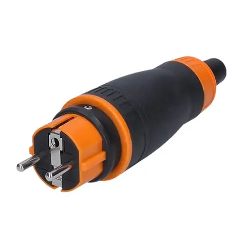 Solight P67 zástrčka do vlhka / přímá / IP44