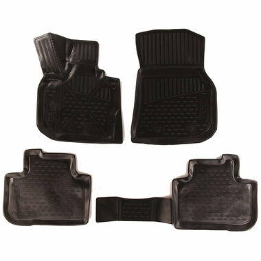 SIXTOL 3D Gumové koberce BMW X4 | II (G02) 2018-> |  SUV 