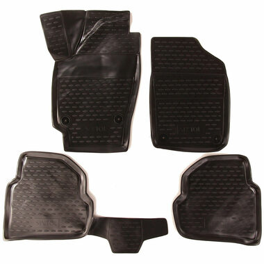 SIXTOL 3D Gumové koberce VOLKSWAGEN Polo | 2010-> | sedan 