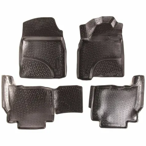 SIXTOL Gumové koberce Toyota Land Cruiser (200 J20) (07-)  (3D) 