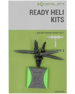 KORUM Montáž Ready Heli Kits 3ks