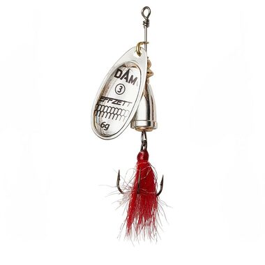 Effzett Třpytka Executor Dressed Spinner 3g Velikost 1 Silver