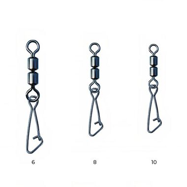 Nytro Karabinka s obratlíkem Connex Double Feeder Swivel with Hooked Snap Velikost 8