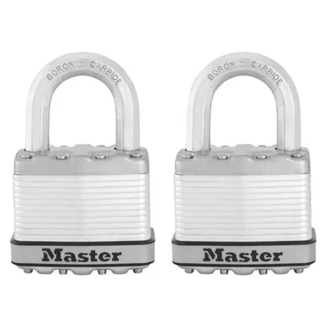 Master Lock M5EURT Set 2 ks titanových visacích zámků - Excell - 50mm