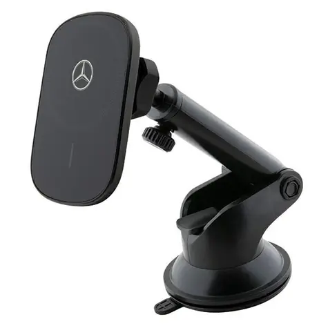 Mercedes Magnetický Držák do Auta s 15W Bezdrátovým Nabíjením černá